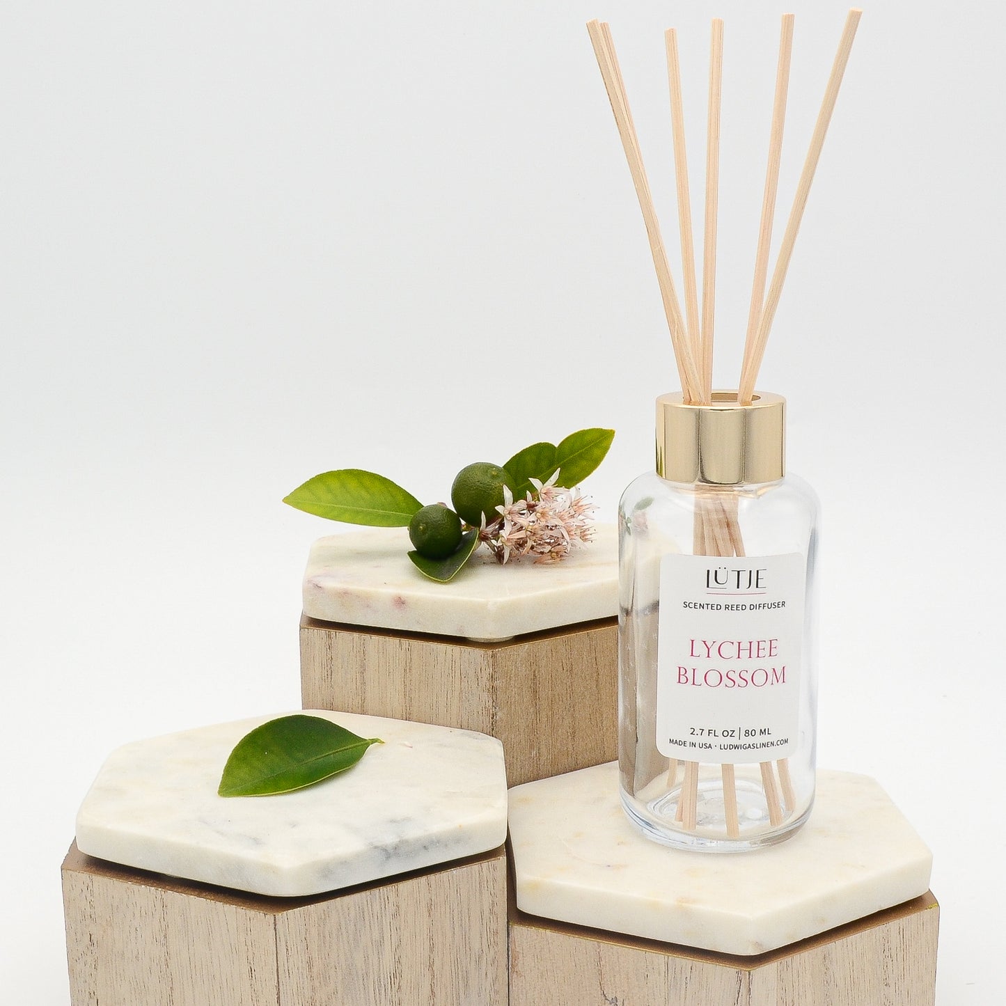 Lychee Blossom Reed Diffuser - Elegant Floral Scent for the Home