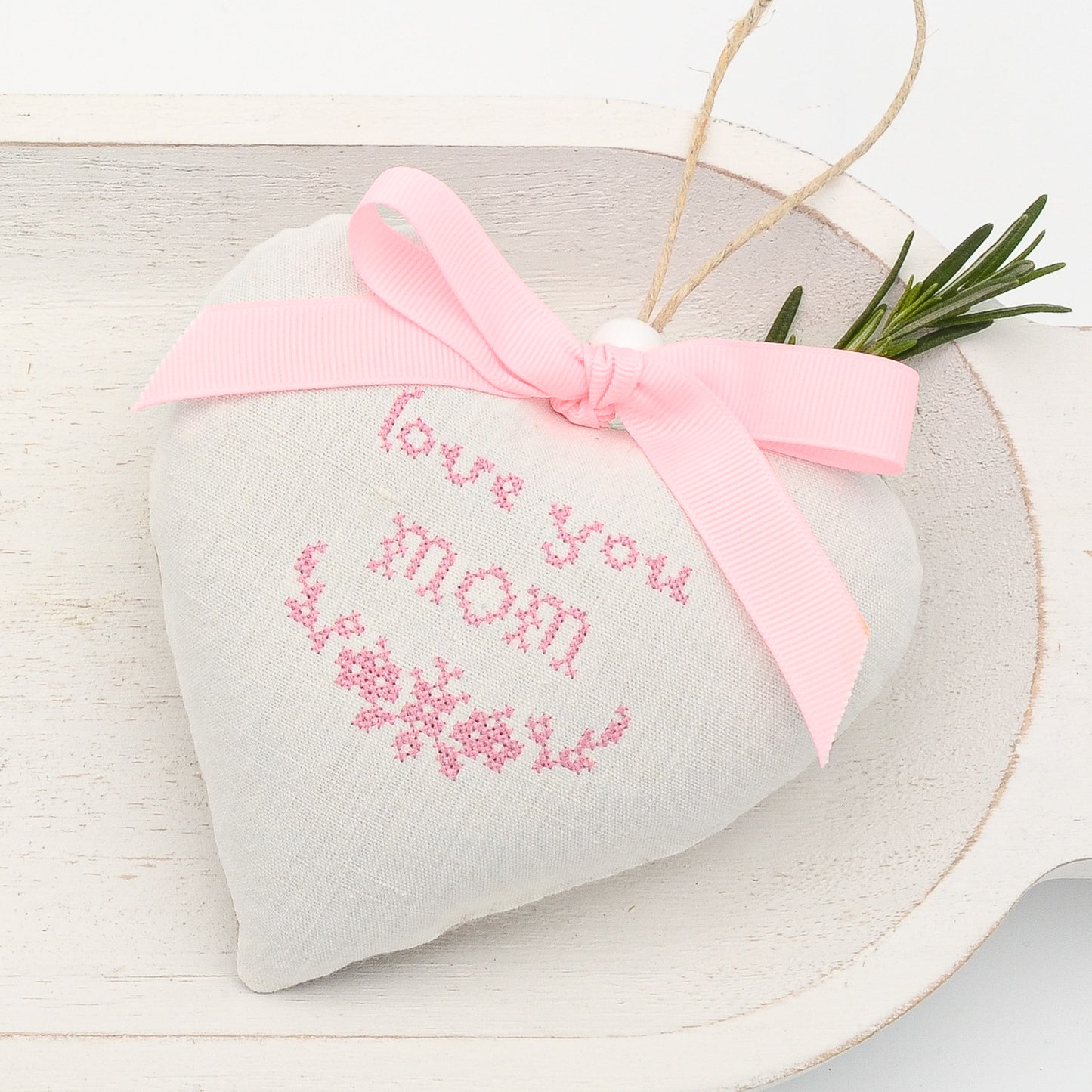 Love You Mom Handcrafted Lavender Sachet