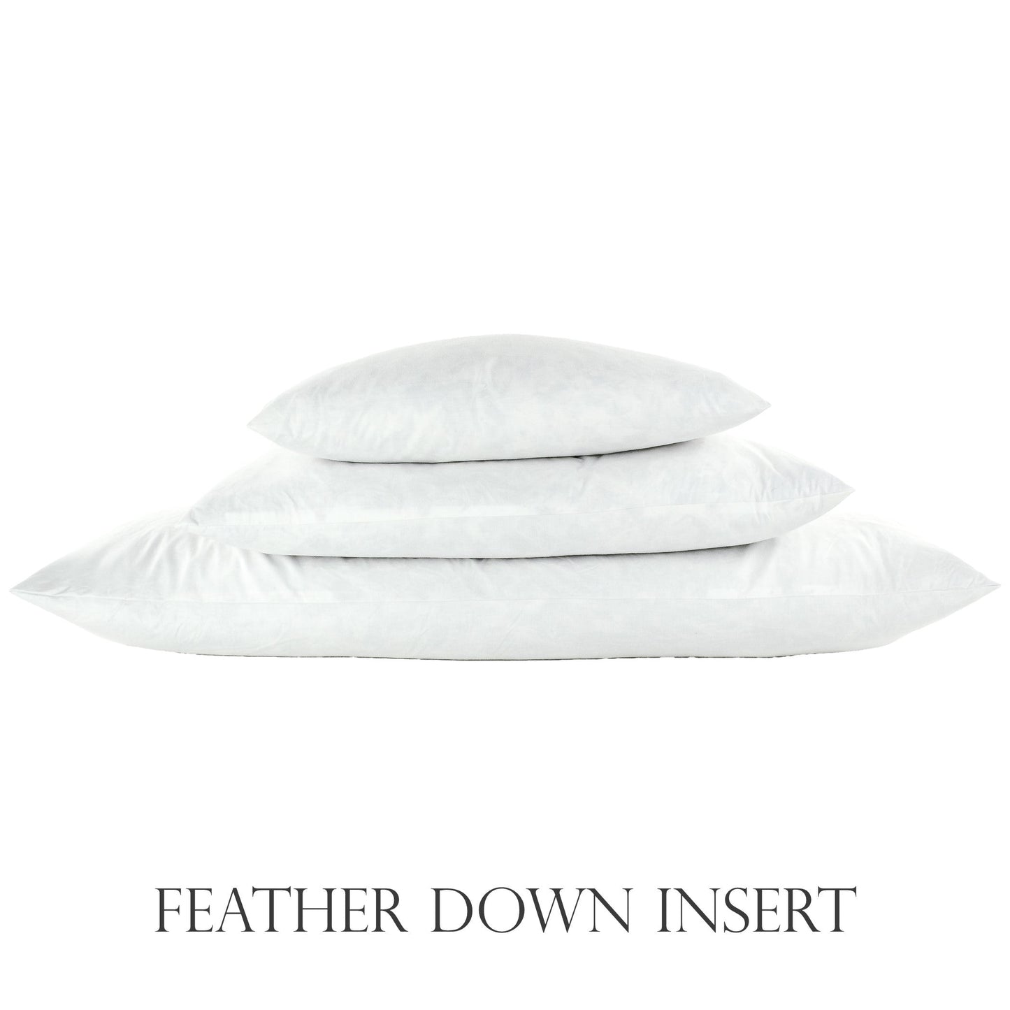 Luxury white hypoallergenic feather/down pillow inserts