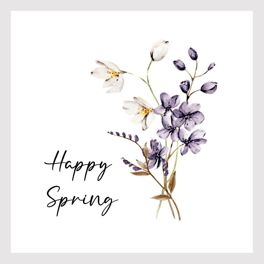 Card 3 - Purple Wildflowers
