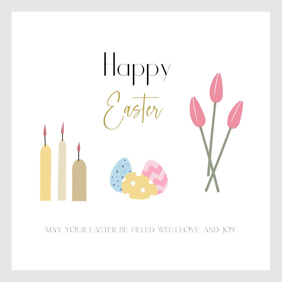 Card 4 - Modern Easter Pink