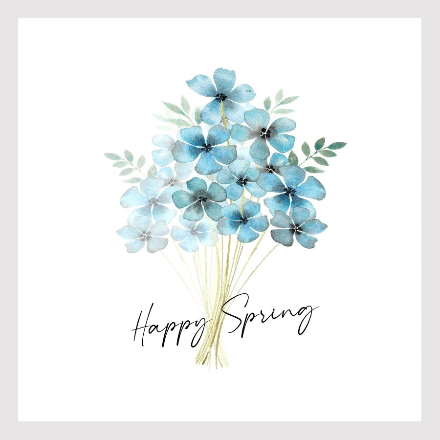 Card 8 - Blue Forget-me-nots