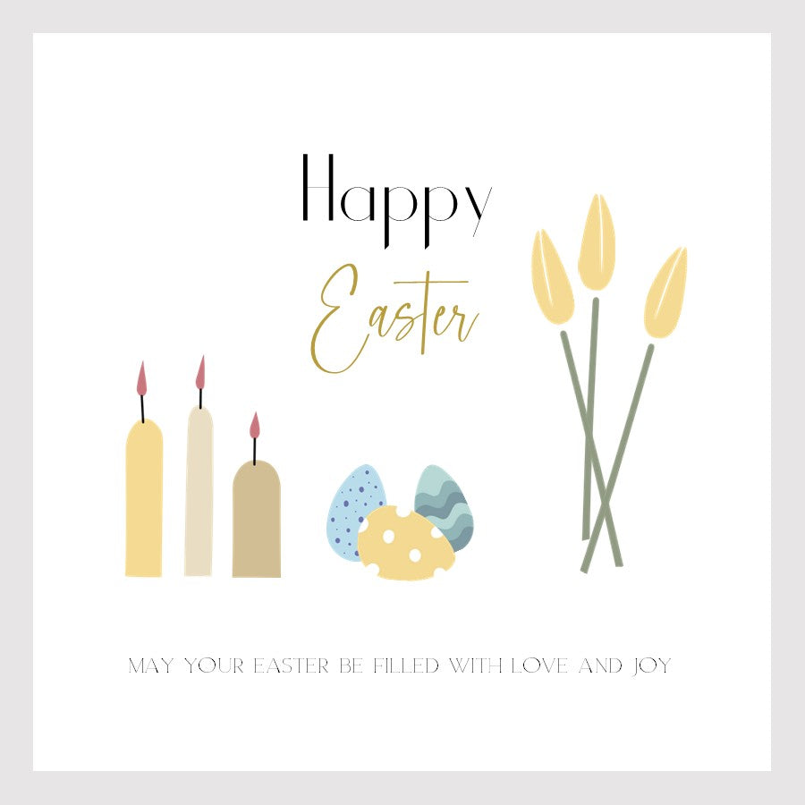 Card 9 - Modern Easter Yellow
