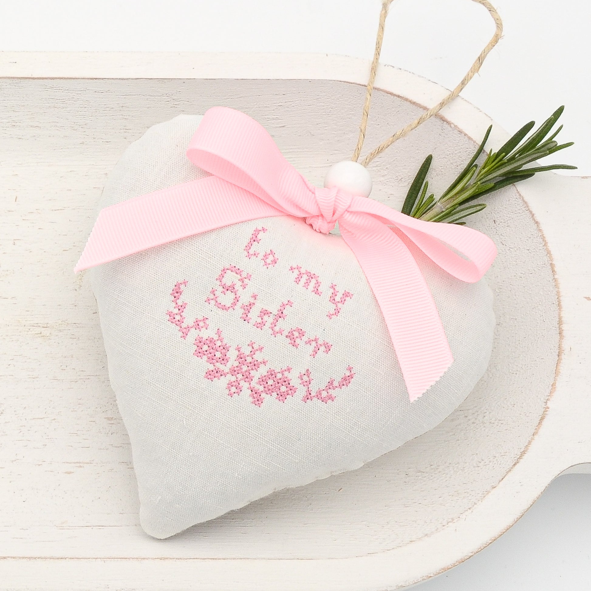 To My Sister Handcrafted Lavender Sachet