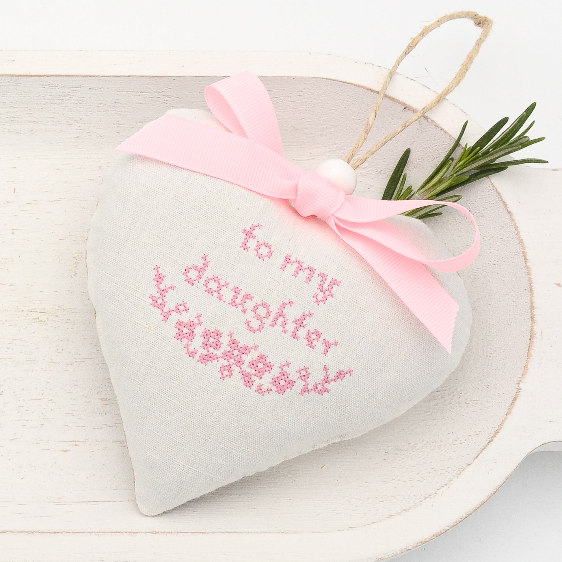 To My Daughter Handcrafted Lavender Sachet